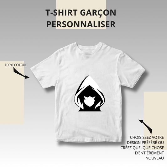 T-shirt Garçon à personnaliser