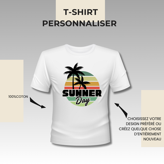 T-shirt homme à personnaliser