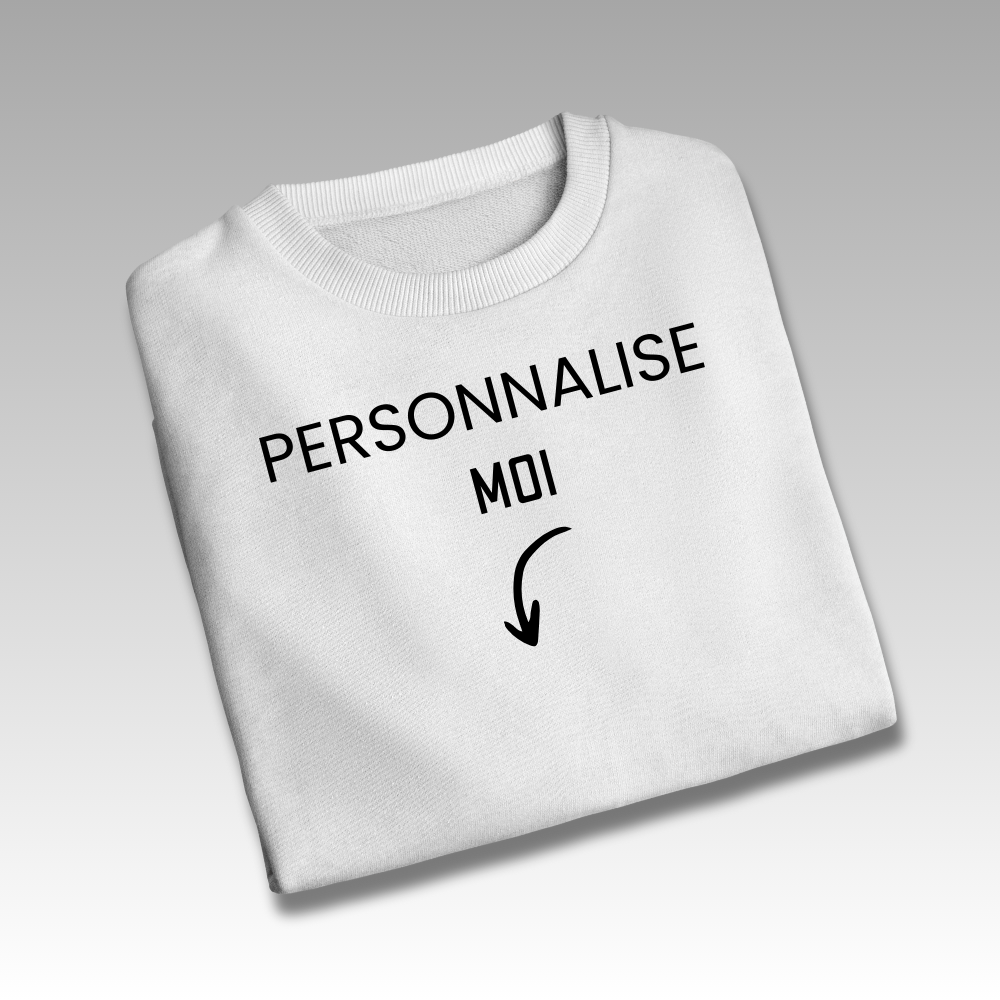 Sweat fille à personnaliser